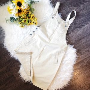 CALVIN KLEIN VINTAGE KHAKI OVERALL DRESS